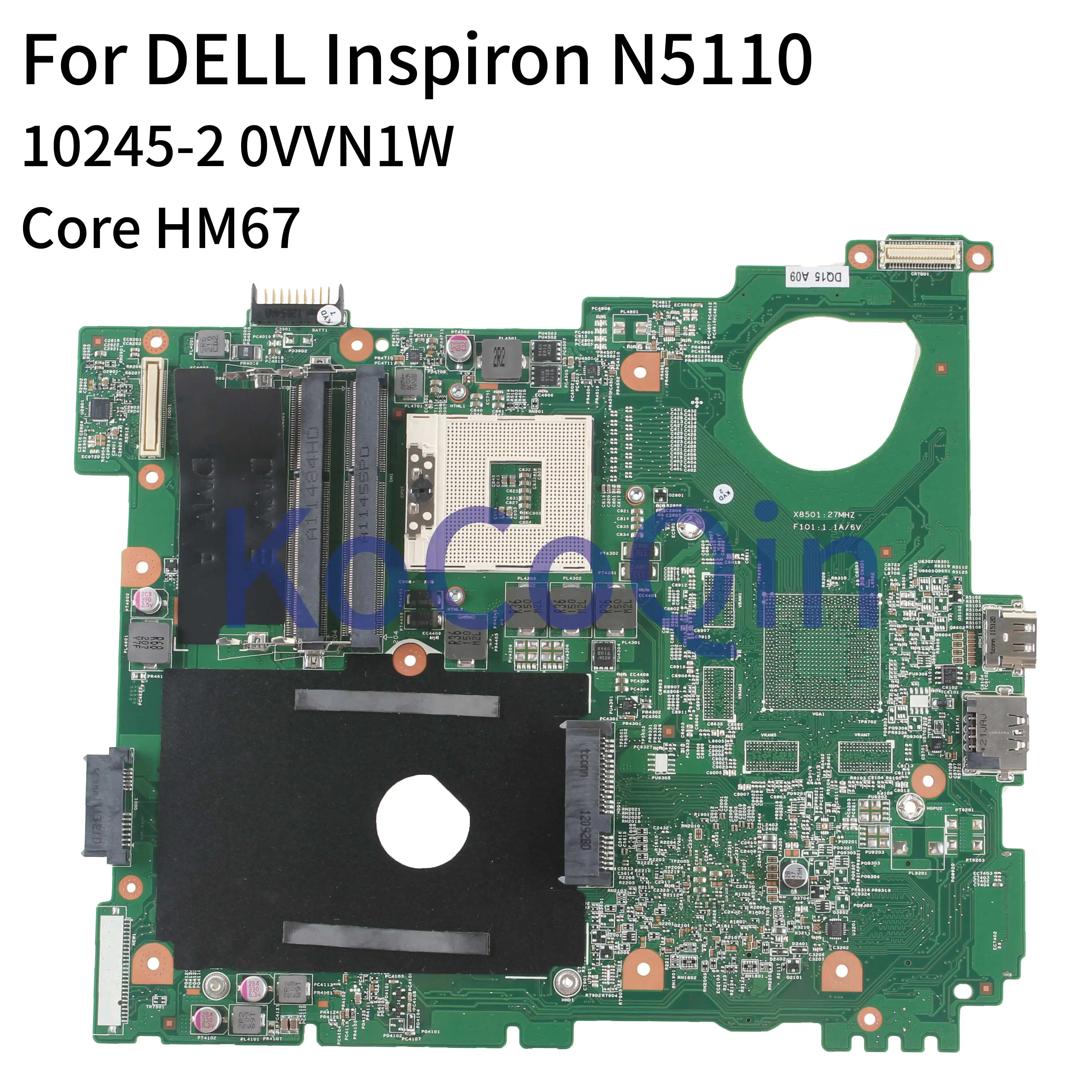 KoCoQin Laptop motherboard For DELL Inspiron 15R