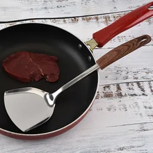 Напрямую от производителя из нержавеющей стали, теплоизолирующая плоская лопатка бытовой кухонный инструмент кухонная лопатка поддержка