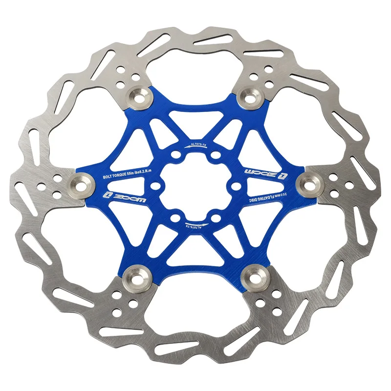 Zoom велосипедный Дисковый Тормоз MTB тормозной поплавок плавающие дисковые роторы 160 мм 180 мм 203 мм гидравлические тормозные колодки поплавок роторы запчасти для велосипеда