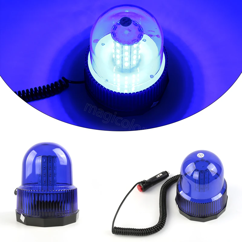 VGETTING Автоматический магнитный 5730 светодиодный 40SMD Синий Красный мигающий маяк No Erro Автомобильный Стробоскоп Предупреждение ющий светильник - Испускаемый цвет: Blue