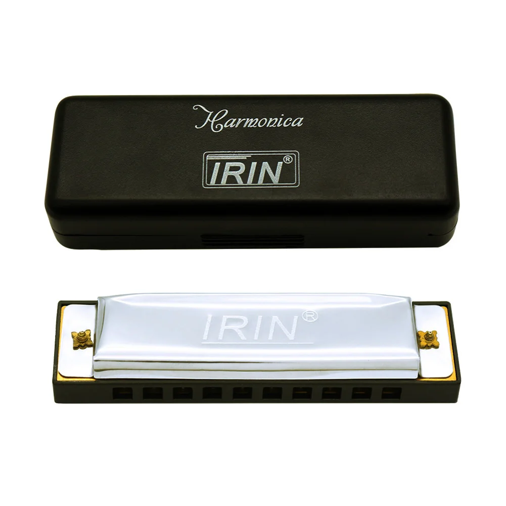 10 отверстий арфа диатонический Блюз Гармоника C Ключ гармоника для детей и взрослых музыкальный инструмент обучающая игрушка с Чехол - Доставка из: Китай