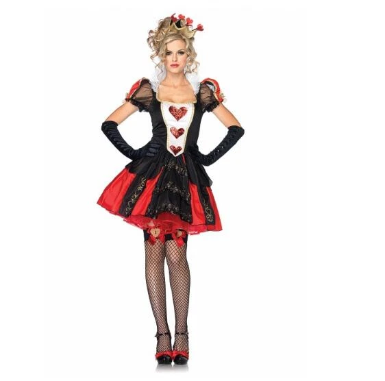 congelador Destrucción Delicioso Disfraz de reina de corazones para mujer, traje Sexy de alta calidad para  Halloween, juego de Cosplay de mogul de Casino, uniformes para fiesta de  Carnaval|Disfraces de películas y TV| - AliExpress