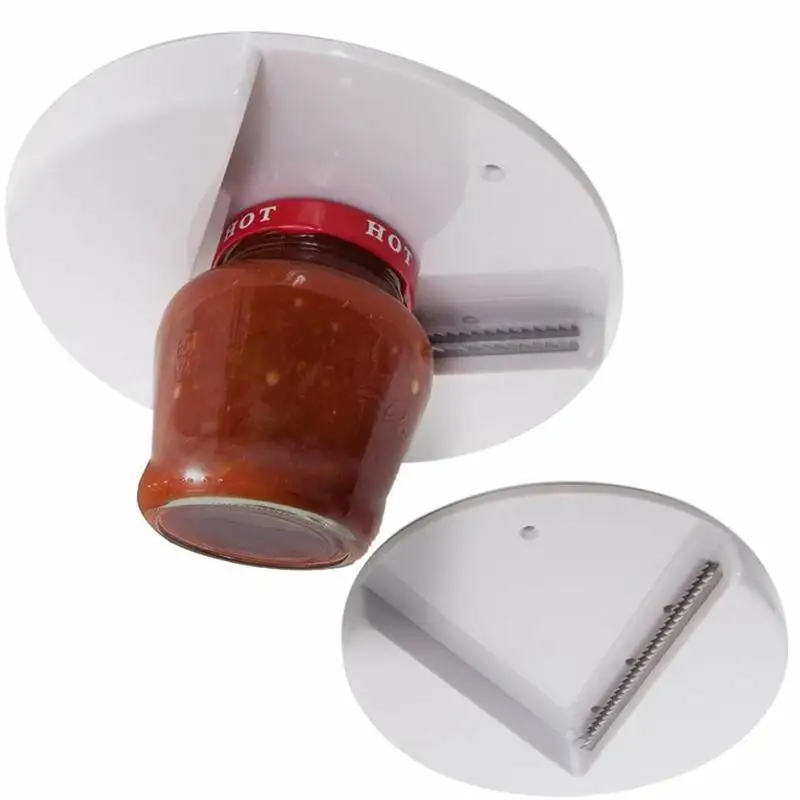 Grip Jar Opener Under Cabinet Can Lid Opener Universal Multifunctional Bottle Open Any Size Type Of Lid Kitchen Tools Gadget_voghion.com