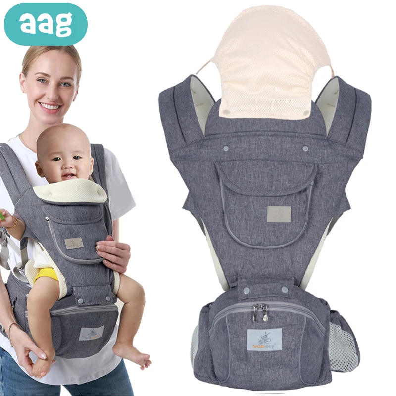 AAG ergonomique porte-bébé fronde sac à dos kangourou nouveau-né infantile Hipseat taille tabouret multi-fonction écharpe de portage pour bébé siège de hanche