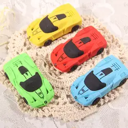 1 шт. милый автомобиль Стайлинг дизайнер студентов ластик в форме ручки резиновые Канцелярские Детские творческие подарки игрушки
