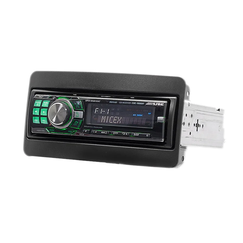11-036 автомобиль 1 DIN DVD Радио фасции Лицевая панель рамка пластина для TOYOTA универсальный(черный) стерео аудио CD Установка комплект наборная доска