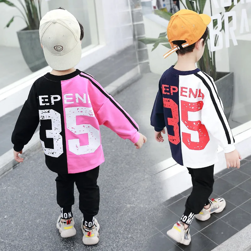 

Medium-small Childrenswear 2019 Spring a Ready BOY'S Spring Clothing Set Boy 35 Sports Spring And Autumn Two-Piece Set
