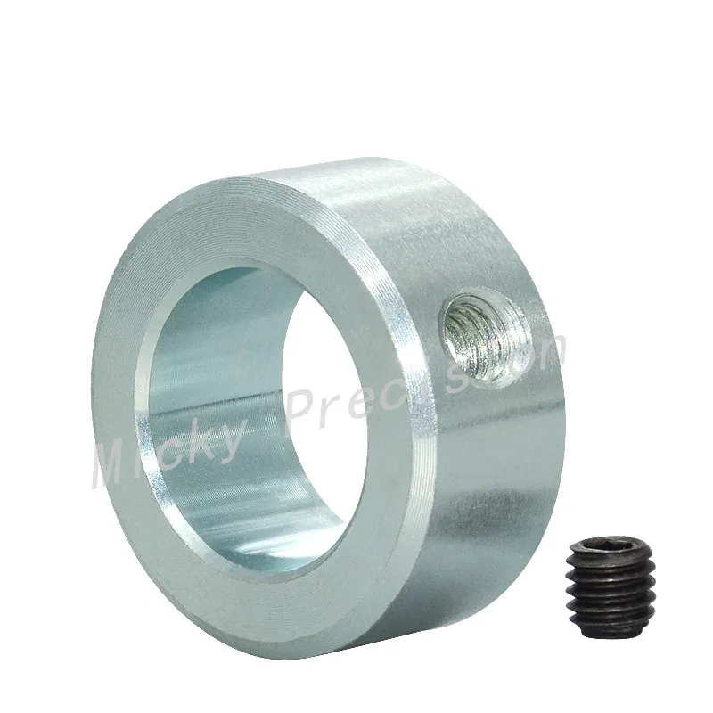 free shipping  Galvanized Retaining Ring Shaft Collar with Screw Adjustment Shaft Clamp Locking Ring sleeve dia3-70mm in stock