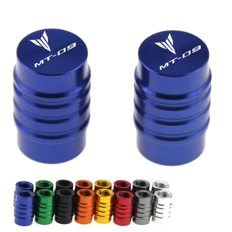 For YAMAHA FZ-09/MT-09/SR FJ-09 MT09 all year Motorcycle Accessories Wheel Tire Valve caps CNC Aluminum Airtight cover | Автомобили и