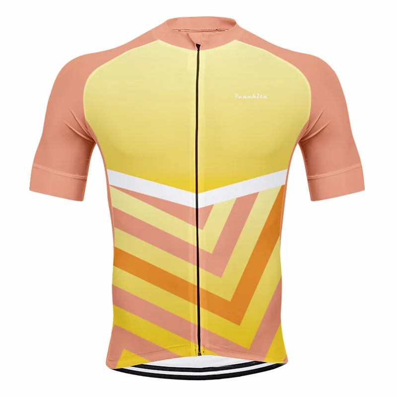 Maillot go pro RUNCHITA летняя велосипедная майка с коротким рукавом mtb Джерси велосипедная одежда Maillot одежда для велоспорта ciclismo - Цвет: Jersey   A