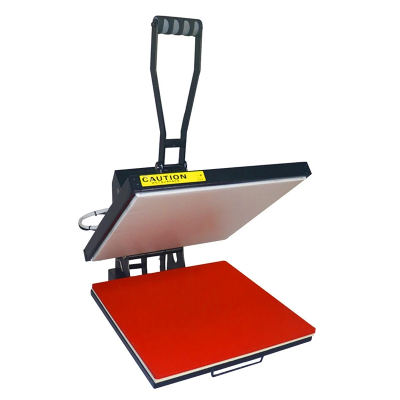 

New 38X38CM Working Size Cheap Model Manul Flat Heat Transfer Machine For T-Shirt Cotton DIY High Cost Performance Hot Stamping