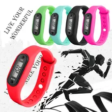 Спортивные Смарт наручные часы браслет дисплей фитнес-датчик шаг трекер цифровой ЖК-шагомер Запуск шаг счётчик каллорий во время ходьбы