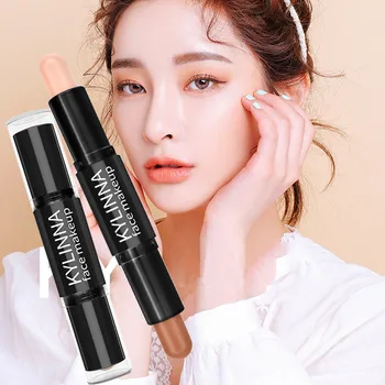 

Double Head Custom Highlight Pencil Private Label Makeup Concealer Stick Beauty Makeup V Face Contour Pen Highlighter Concealer