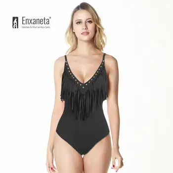 

Enxaneta One- piece Suits Swimwear Women Tassels Plus Size Swim Wear For Women Swimsut Swimsuit Women 's Beach New Arrival Best