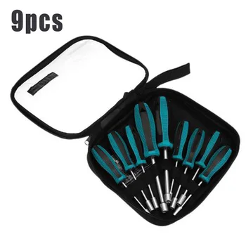 

9X Metal Socket Driver Wrench Screwdriver Hex Nut Key Nutdriver Tool 3.0-8.0mm