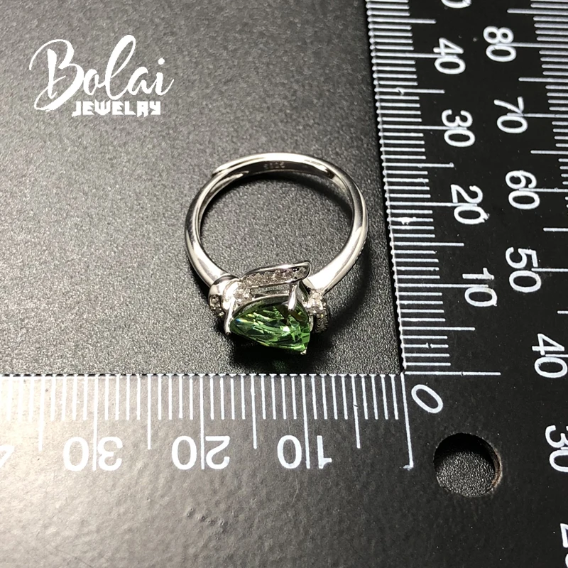 Bolaijewelry, Zultanite кольцо создано изменение цвета драгоценный камень квадратный 8 мм в 925 пробы Серебряный Простой стиль ювелирные украшения для девочек