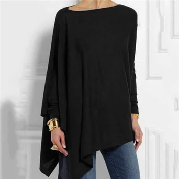 

2020 Autumn T Shirt Women T-Shirt Oversize Casual Loose Long Sleeve Tops Female Jumper Pullover Tunic Plus Size XL