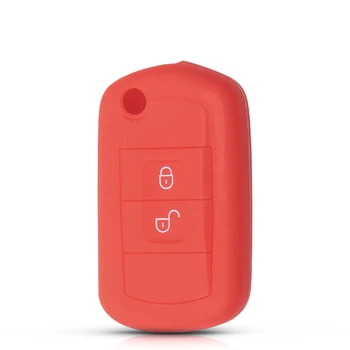 Cover chiave telecomando per LAND ROVER Range Rover Sport LR3 Discovery 2005 2006 2007 2008 - KEYYOU 3 Bottoni di Chiave Dell automobile Del Silicone Della Cassa Della Pelle di Rivestimento