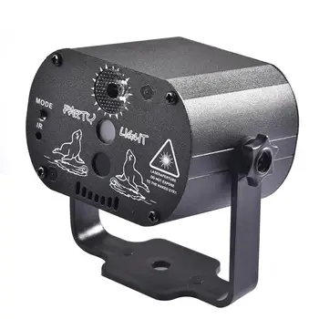 

Mini Projector Light Remote Control RGB Starry Sky Stage Light Infrared Disco Lamp for Party Holiday Decoration