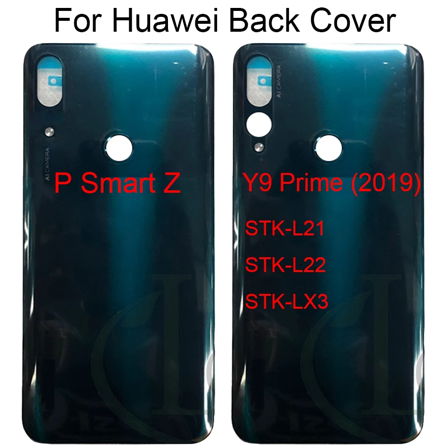 Оригинальная задняя крышка батарейного отсека для Huawei P Smart Z Y9 Prime 2019 корпуса крышка|Корпусы и рамки