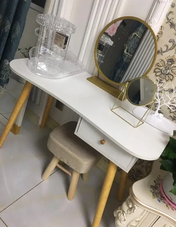 Туалетный столик в спальню для женщин, косметический комод, стол для учебы, туалетный столик с зеркалом