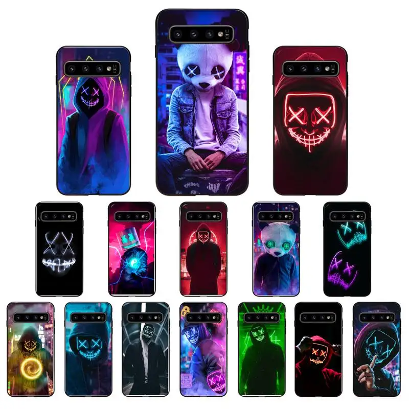 Yndfcnb Street Youth Neon Mask Custodia Per Telefono Per Samsung Galaxy S6 S6Edge Plus S7 S7 Edge S8 S9 S10 Plus S20