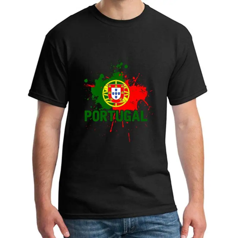 

Fitness Portugal Portuguese Flag Soccer Gift Nationality t shirt for men cool Casual Leisure women t-shirts Building Natural