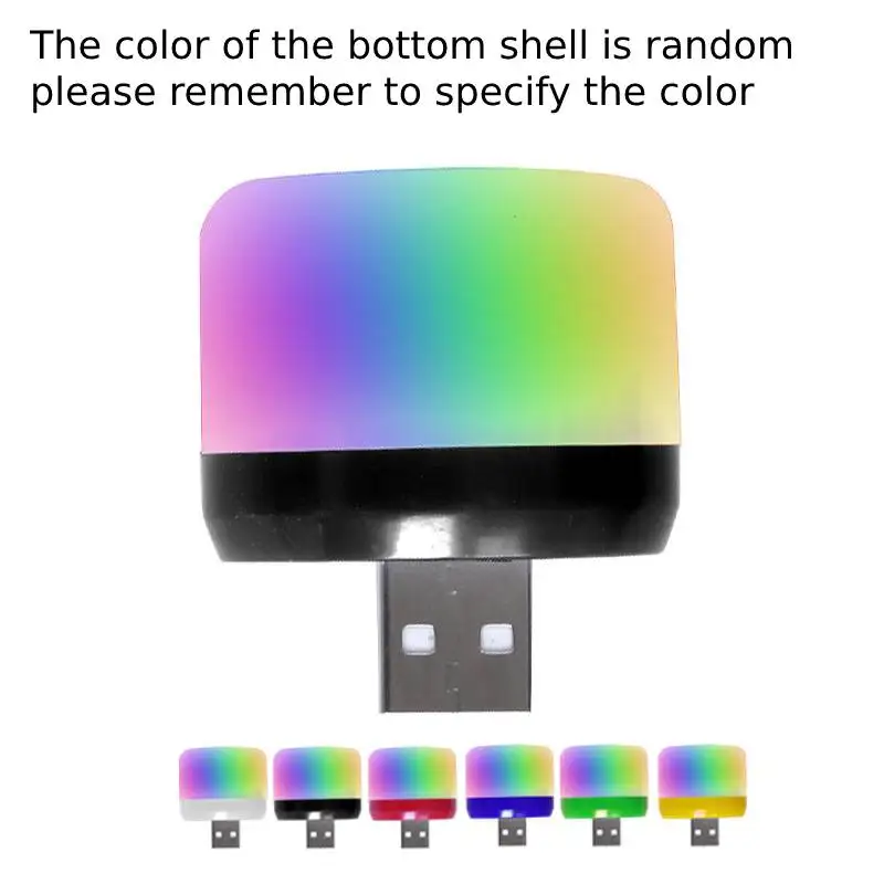 2pcs/1pc USB Plug Lamp Computer Mobile Power Charging Small Book Lamps LED Eye Protection Reading Light Small Round Night Lights