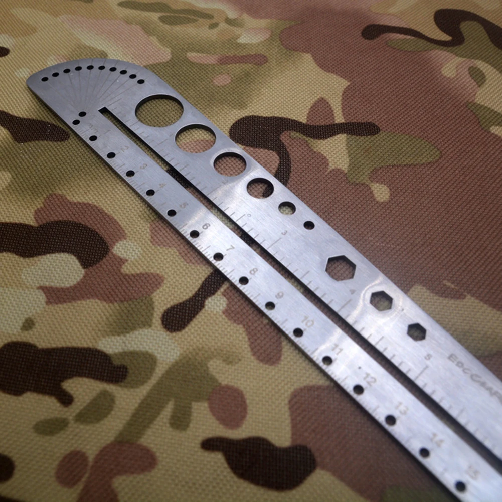 Multifunctional Stainless Steel Angle Protractor, Ruler Degree Measuring Tool
