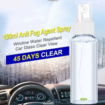

100ml Spray Bathroom Coating Anit Fog Agent Window Car Glass Cleaning Mirror Windshield Water Repellent Rainproof Accessories