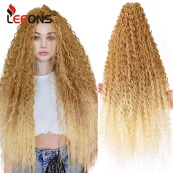 28 Inch Long Water Wave Twist Crochet Hair Kinky Curly Wave Crochet Hair 1-9 Packs Synthetic Hair Extensions For Girls And Women