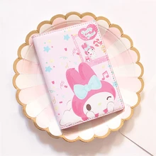 Модный бренд, мелодичная Обложка для паспорта, зажим для паспорта, короткий набор для паспорта, держатель, милый кот, принт с животными, для девочки, для путешествий, ID, держатель для карт