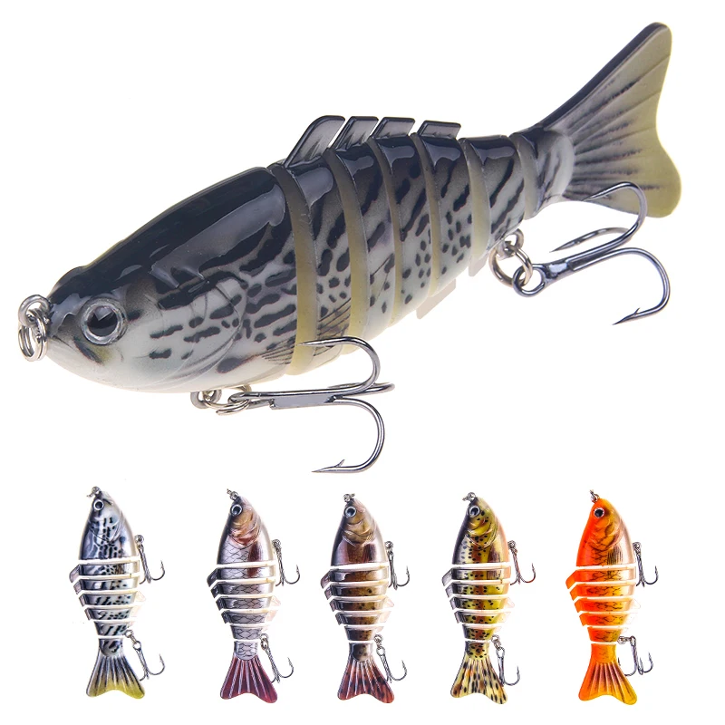 

10cm/16g multi-section fish carp bait 7-section bait sea fishing lure simulation bait hard bait fishing tool