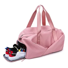 Модная спортивная Фитнес-сумка из ткани Оксфорд износостойкая переносная дорожная сумка большой емкости багажная сумка Влажная и сухая разделительная 56