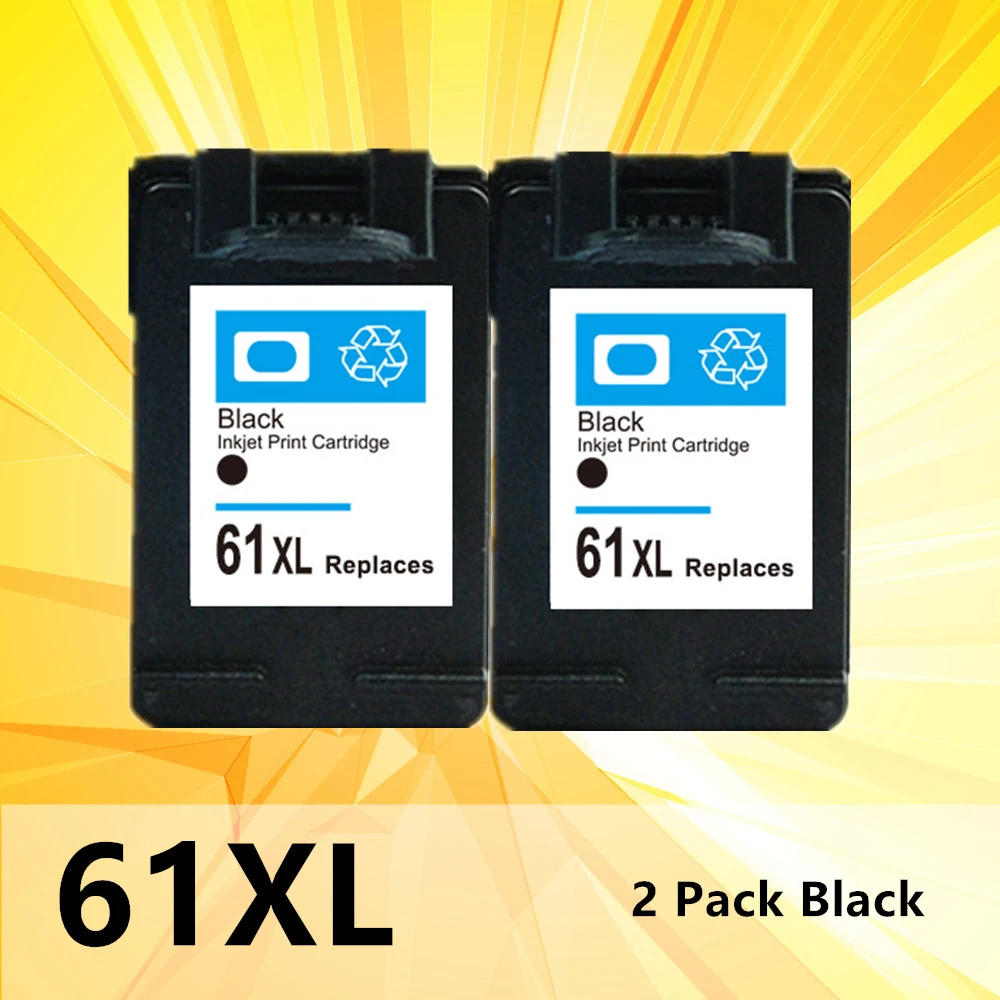 hp 61xl black ink 2 pack