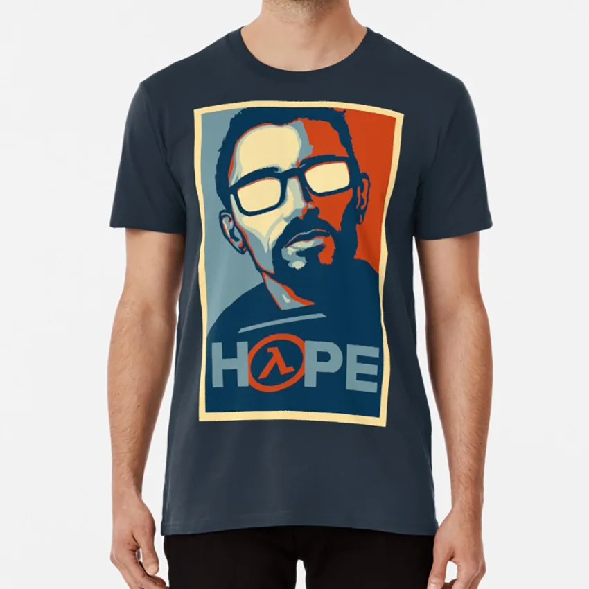 Футболка Half Life Hope hl hl3 half life gordon freeman 2 3 | Мужская одежда