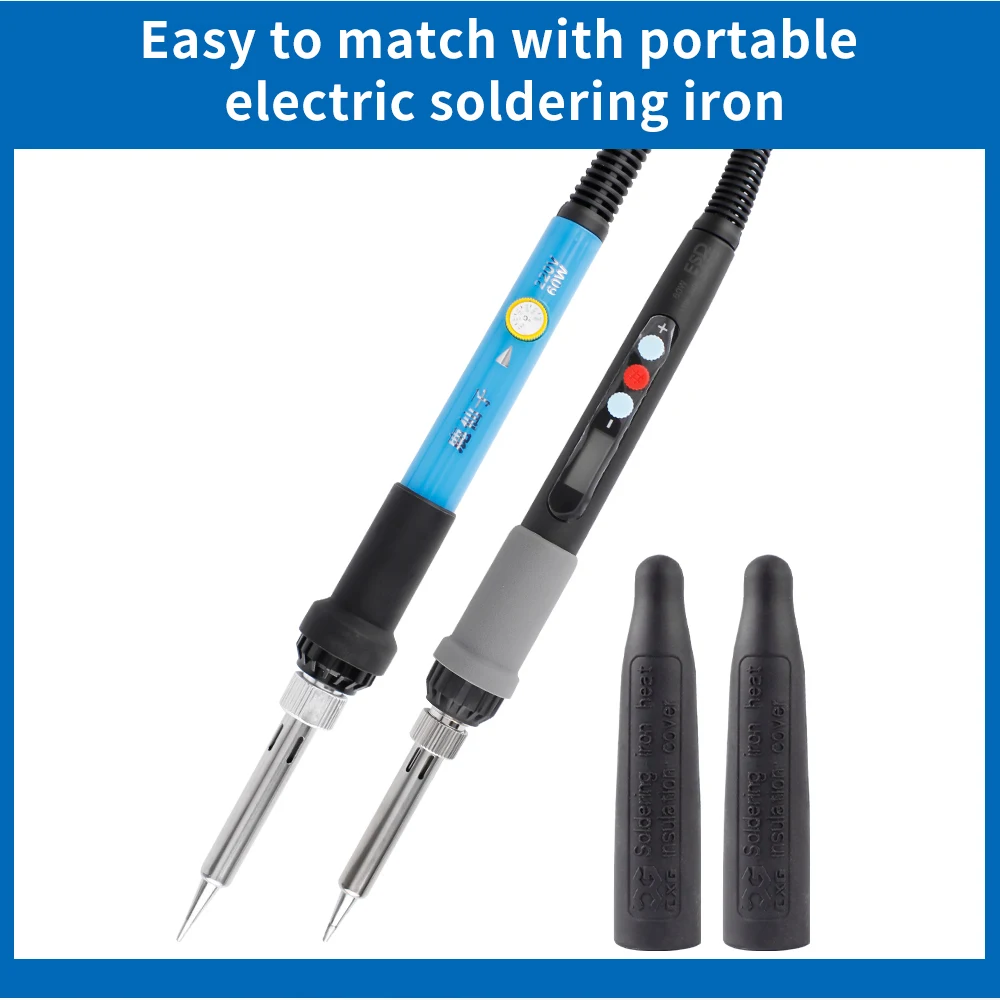 Flagship Stores 1 set Solder Tip Sleeve Electric Soldering Iron Station