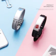 Нержавеющая сталь и силиконовый гелевый браслет ручной штампованный как нет другой персонализированной даты для специального юбилейного ювелирного подарка