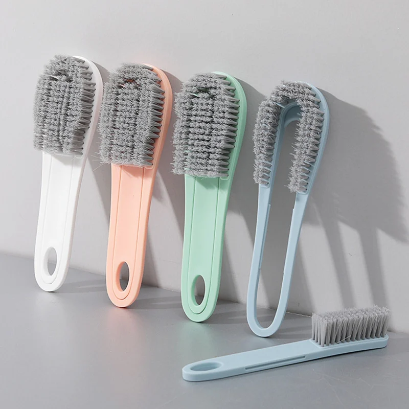 

Multi-function Shoe Brush With Long Handle Soft Hair Detachable Household Laundry Brush Portable