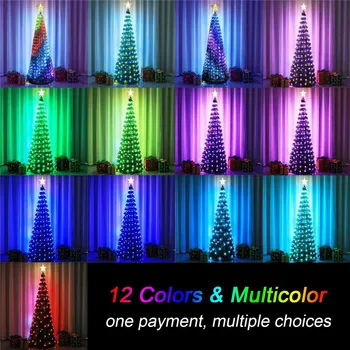 Thrisdar Smart Rgb Led Fairy Lights Met Afstandsbediening 20M 200LED Kerst Koperdraad String Lights Voor Kerstboom Wedding decor Thrisdar Smart Rgb Led Fairy Lights Met Afstandsbediening 20M 200LED Kerst Koperdraad String Lights Voor Kerstboom Wedding decor