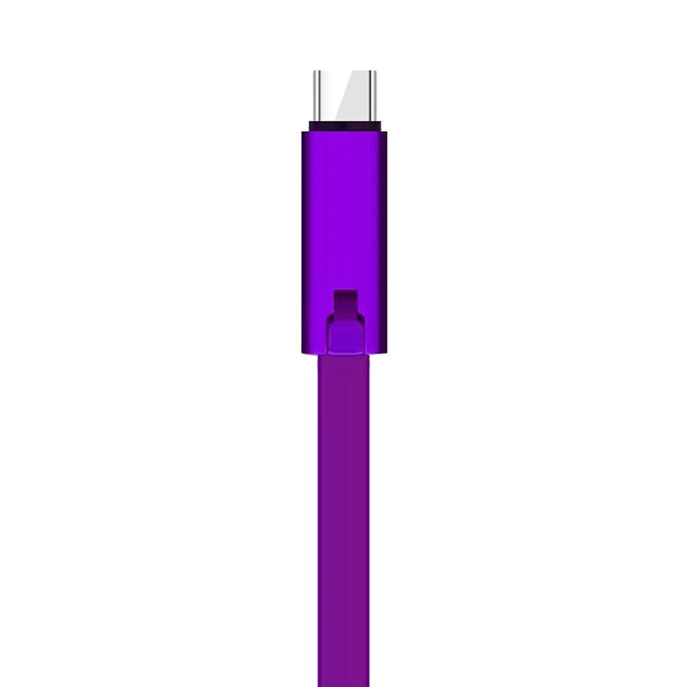 4A Fast Charger Cable Repairable USB Charging Cord 1.5m Repair Recycling Renewable Charging Adapter Cord for IOS TypeC Micro Usb - Color: Purple