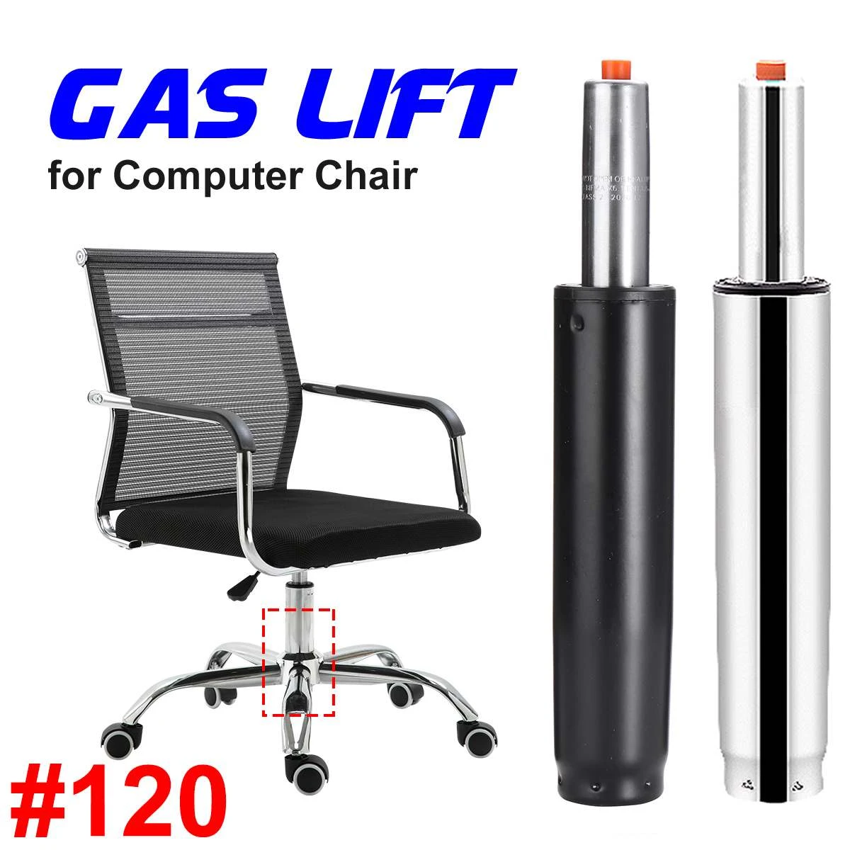 Heavy Duty Pneumatic Shock Size Office Chair Gas Lift Cylinder Replacement 5 Office Office