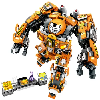 

507pcs Deformable MK36 Steel Robot Building Blocks Mech Mars War Dragon Classic Children's Creative Toys Gifts for boys