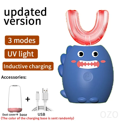 Kids Electric Toothbrush Children's Xaomi Teeth Tooth Brush Silicone Soft Brush Cartoon Pattern Toothbrush Child Gift