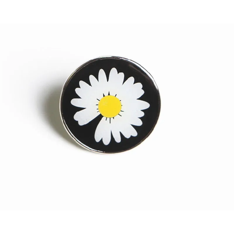 KPOP G Dragon Броши ромашки Pins PEACEMINUSONE для сумки бейджи Fans Collection jh379|Броши| |