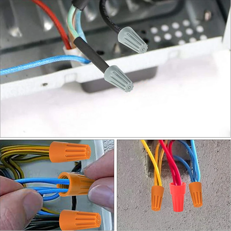 Drahtverbinder Schraubklemmen Twist-Noten-Kappen Drahtverbinder mit Federklemmen-Einsatz Twist-Noten-Kappen-Verbinder – Detail 11