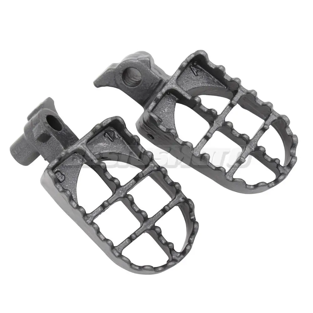 1 пара мотоцикл литое железо подножки педали для YAMAHA YZ 85 125 250 YZ250F YZ426F YZ450F WR250F WR400F WR426F WR450F