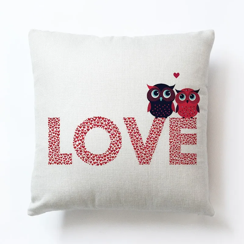 Любовь Пара наволочки диван гостиная украшения 1 шт. 45x45 см Nap Pillowsham наволочки для детей подарок