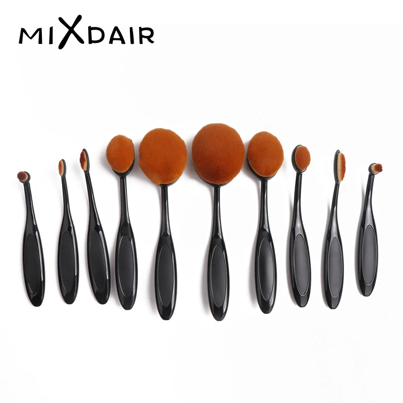 Набор кистей для макияжа MIXDAIR 10 шт. профессиональный косметический инструмент