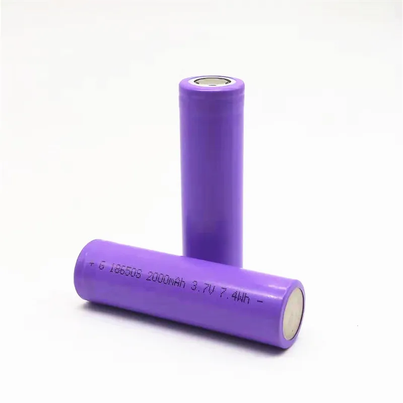 High Quality 2000mah 18650 battery 3.7V Lithium-ion Rechargeable Battery For Flashlights, Power bank